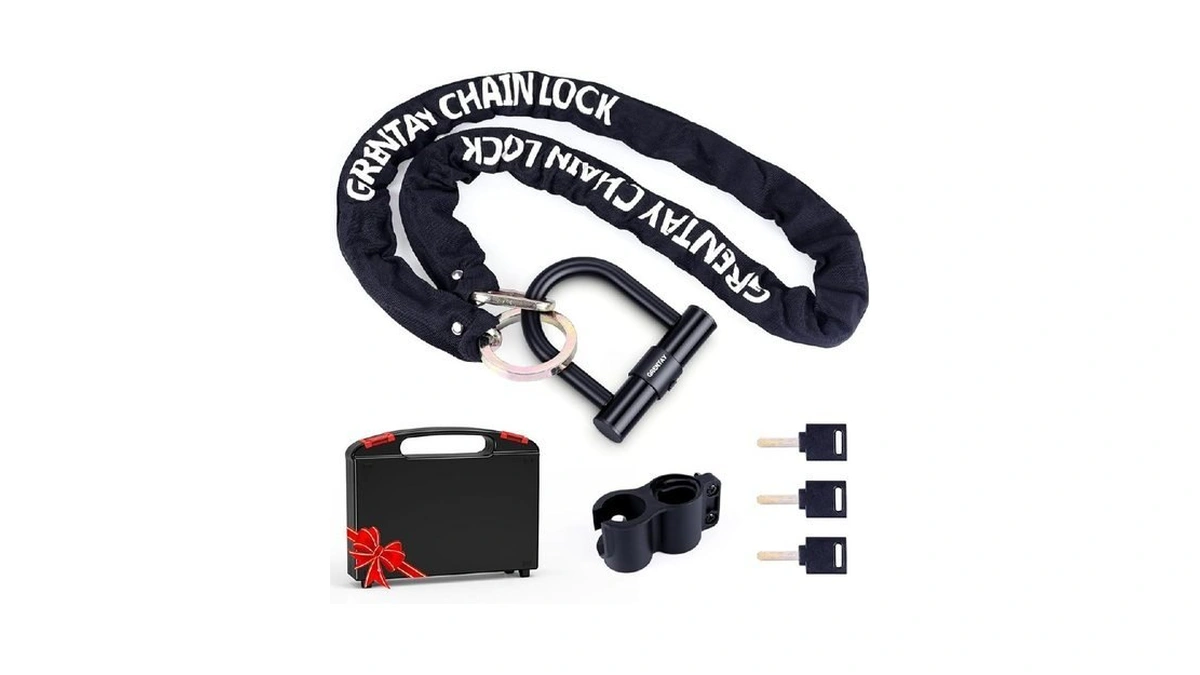 Bike Chain Lock 5 25 Feet 160cm Heavy Duty Anti... - Coupon