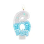 Blue Baby Birthday Number Candles Birthday Candles... - Coupon