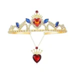 Kdlcy Evie Red Heart Tiara And Necklace Descendants... - Coupon