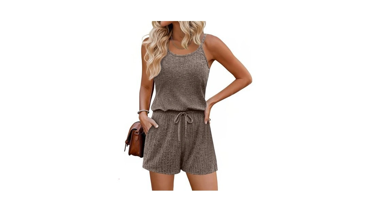 Ekouaer Rompers For Women Summer Casual 2026... - Coupon