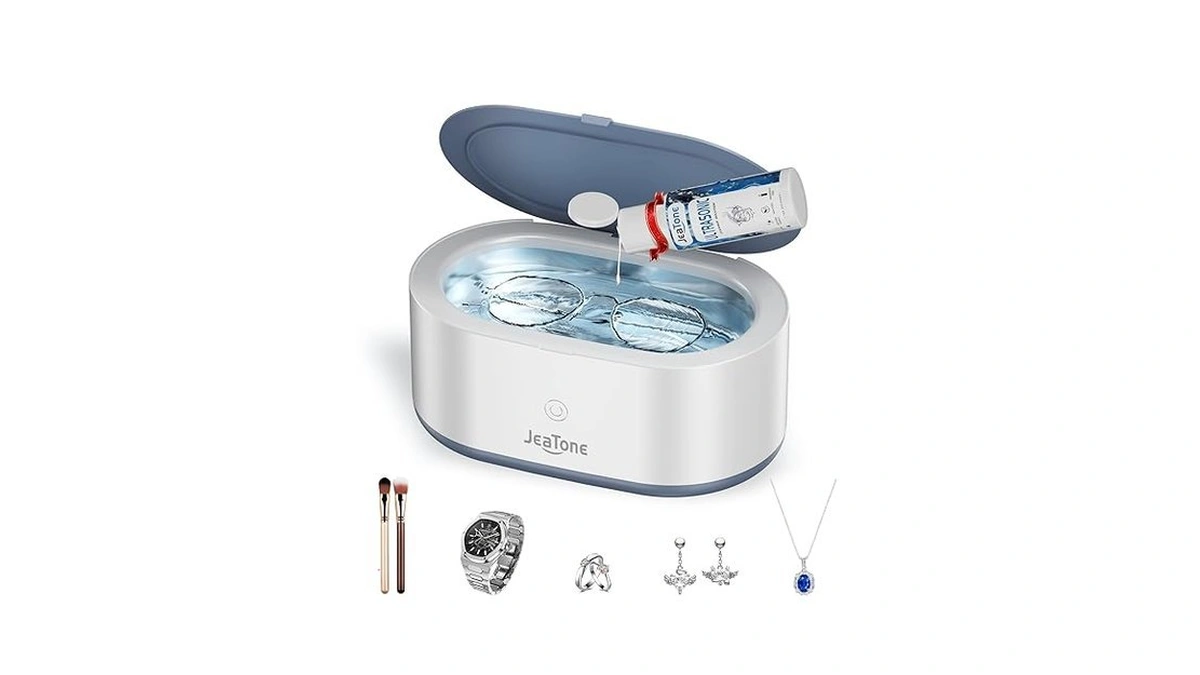 Jeatone Ultrasonic Jewelry Cleaner 46khz Sonic... - Coupon