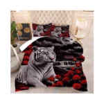 Vtkon Kids Tiger Comforter Set Twin Size White... - Coupon