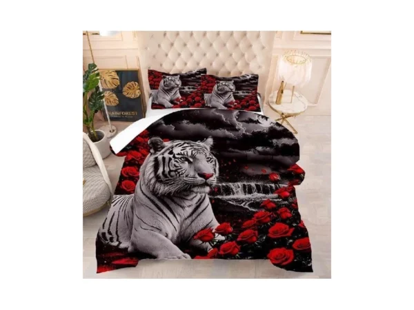 Vtkon Kids Tiger Comforter Set Twin Size White... - Coupon