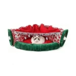 Petrendy Christmas Cat Tunnel Bed 2-in-1 Cat Tunnel... - Coupon