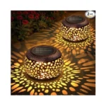 Solar Lanterns Outdoor Waterproof 2 Pack Hollow Out... - Coupon