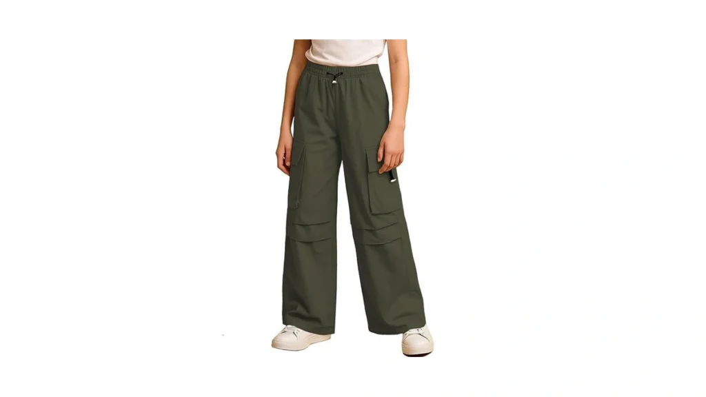 Sangtree Kids Girls Lightweight Cargo Pants High... - Coupon