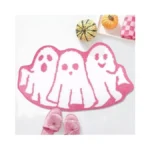 Percozzi Pink Ghost Bath Rug Galentines Tufted Rug... - Coupon