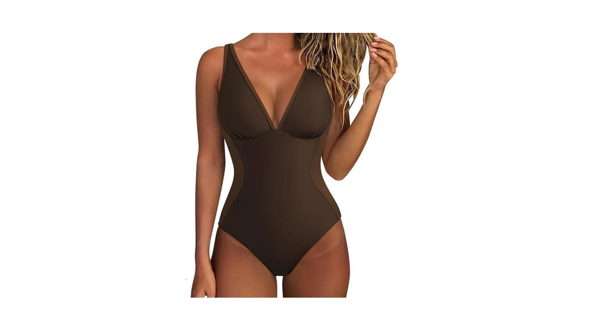 Suuksess Women One Piece Swimsuit Slimming Tummy... - Coupon