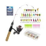 Qualyqualy Ice Fishing Rod And Reel Combo 24 Ice... - Coupon