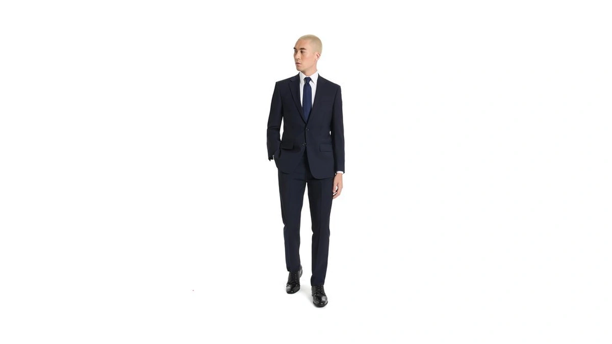 Calvin Klein Slim Fit Suit Separate Jacket Navy 46 Long - Coupon