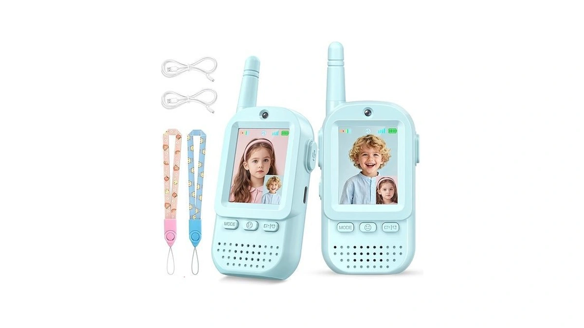 Video Walkie Talkies For Kids 2 Pack Rechargeable... - Coupon