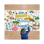 Ohome Summer Giant Coloring Poster Tablecloth -... - Coupon