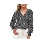 Teurkia Women S V Neck Tops Long Sleeve Floral... - Coupon