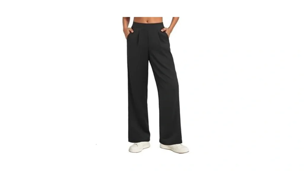 Feiersi Women Stretchy Wide Leg Pants Soft Elastic... - Coupon