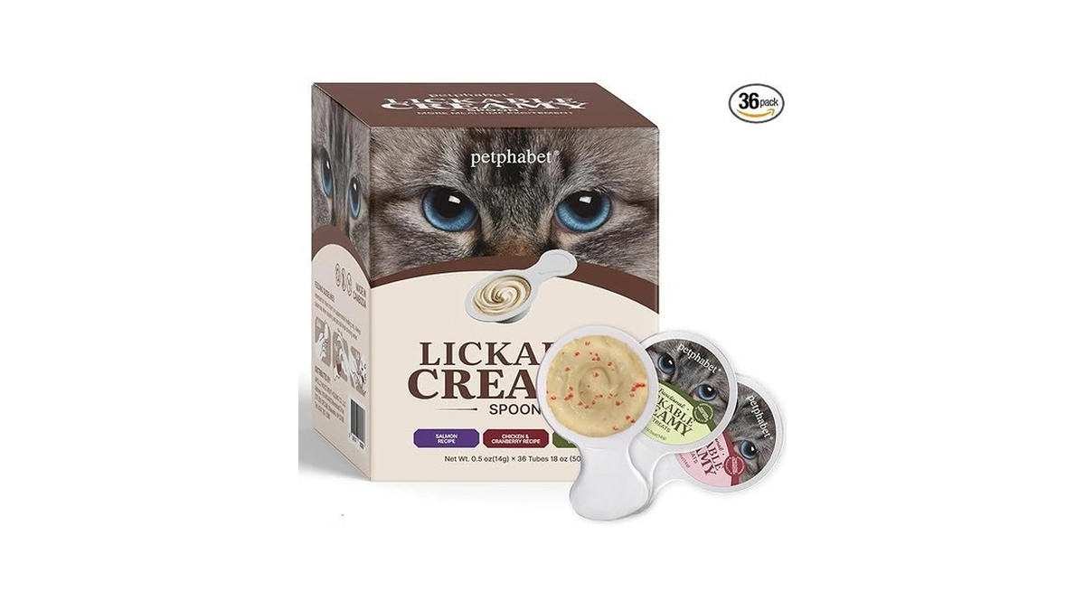 Petphabet Lickable Cat Treats Spoon 36 Count Creamy... - Coupon