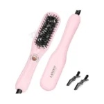 Landot Mini Hair Straightening Brush - Compact... - Coupon