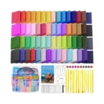 Ixiaoyoo 60 Colors Polymer Clay Diy Modeling Clay... - Coupon