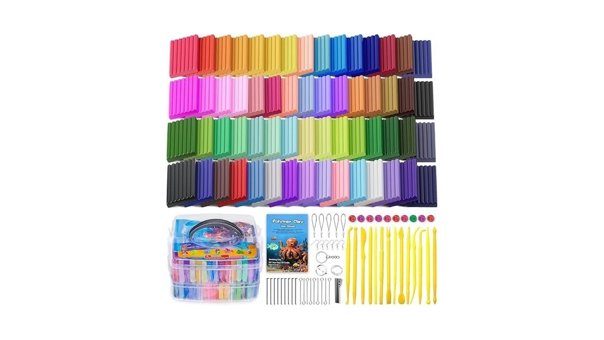 Ixiaoyoo 60 Colors Polymer Clay Diy Modeling Clay... - Coupon