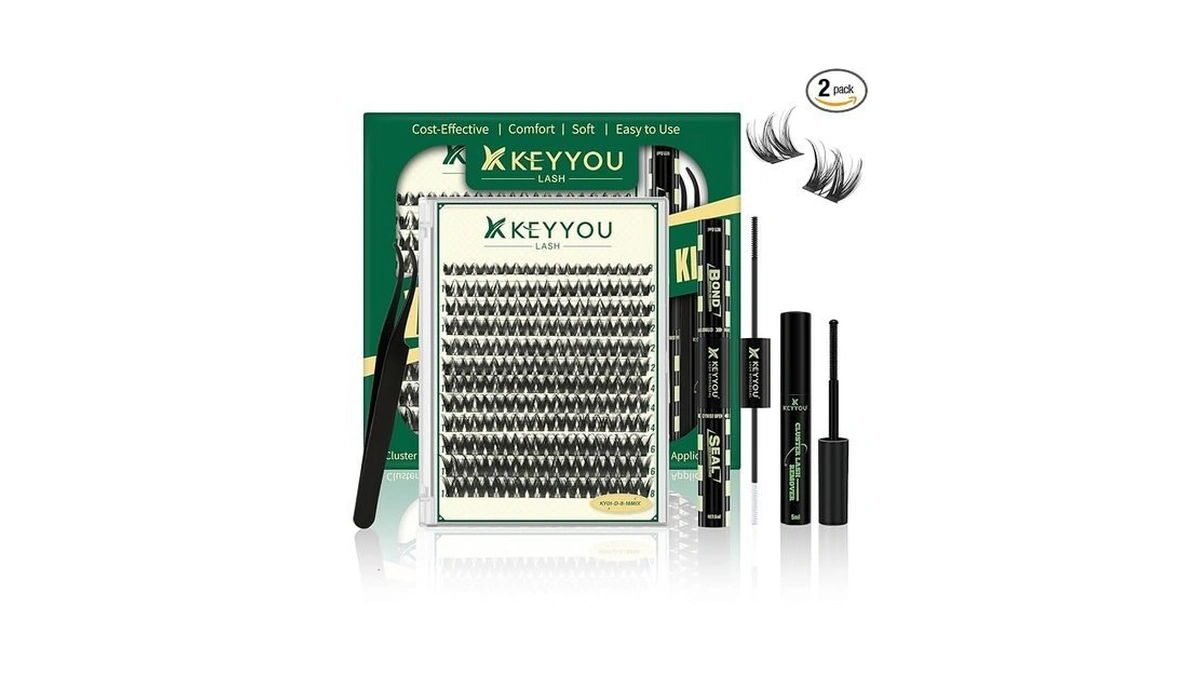 Keyyou Lash Clusters Kit 120pcs 8-18mm Mix Diy... - Coupon