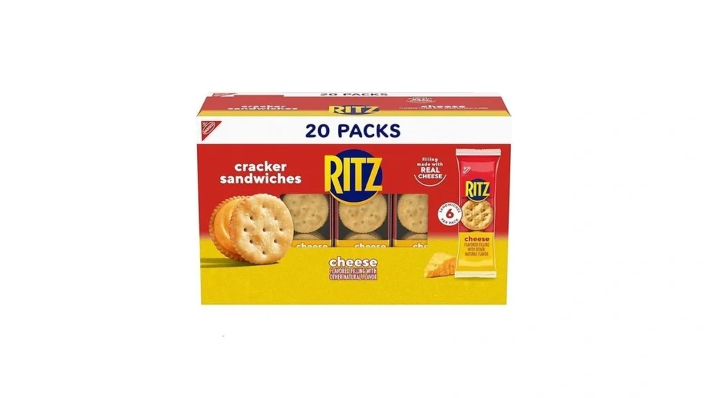 Ritz Cheese Sandwich Crackers Lunch Snacks 20 Snack... - Coupon