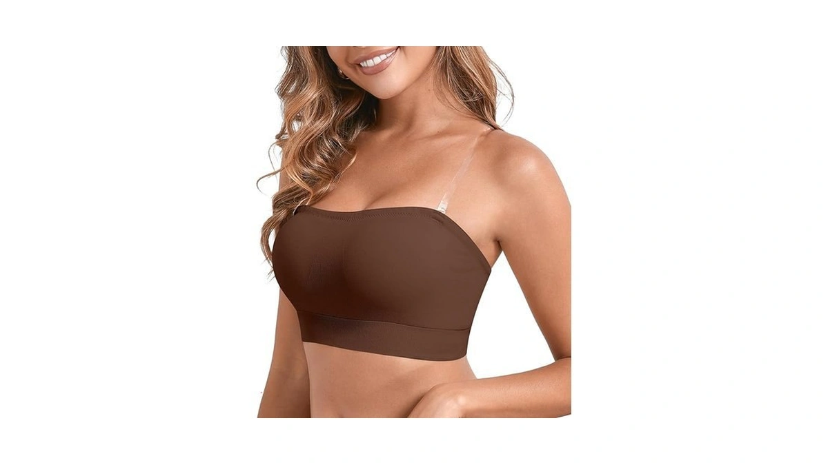 Deangelmon Strapless Bras For Women Comfort... - Coupon
