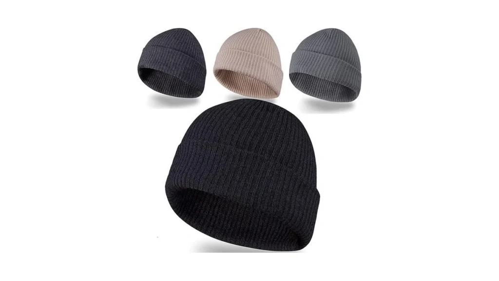 Lakibole 4 Pack Winter Beanie Hats For Men Slouchy... - Coupon