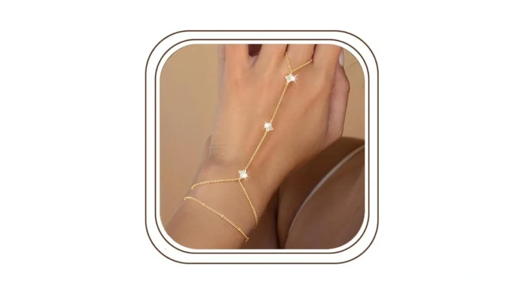 Ursteel 14k-gold-plated Hand Chain Bracelet For... - Coupon