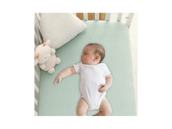 Cottonbebe Muslin Crib Sheets 100 Cotton Soft... - Coupon