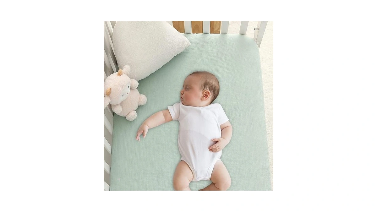 Cottonbebe Muslin Crib Sheets 100 Cotton Soft... - Coupon