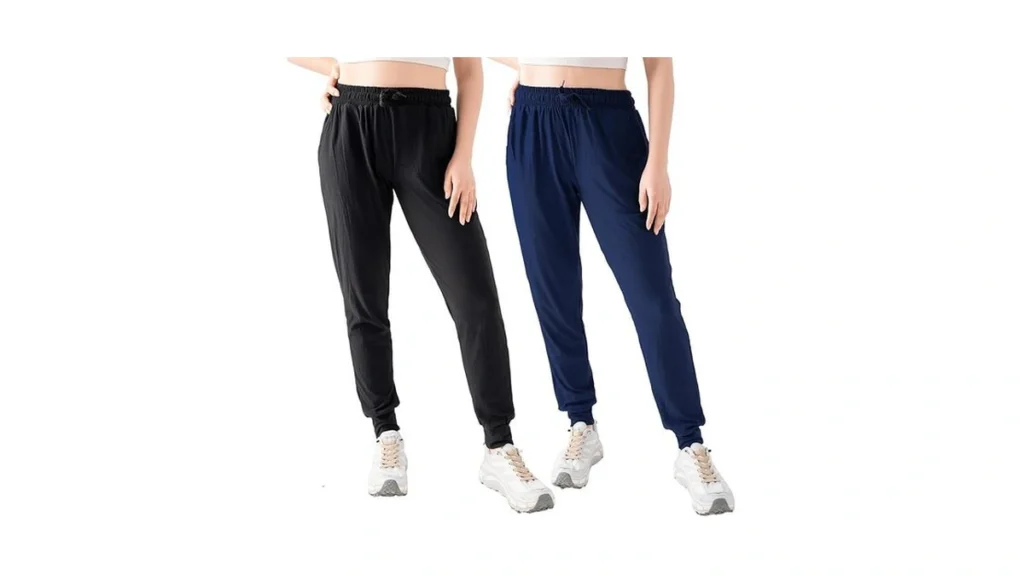 Triunion 2 Pack Women S Joggers Pants With Pockets... - Coupon