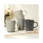Alofmo Coffee Mugs Set Of 4 Modern Striped... - Amazon Promo Code