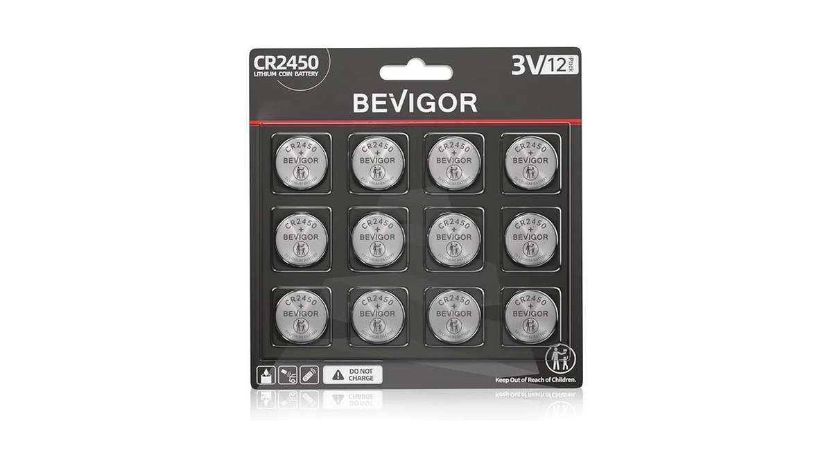 Bevigor 2450 Battery Compatible With Airtag Cr2450... - Coupon