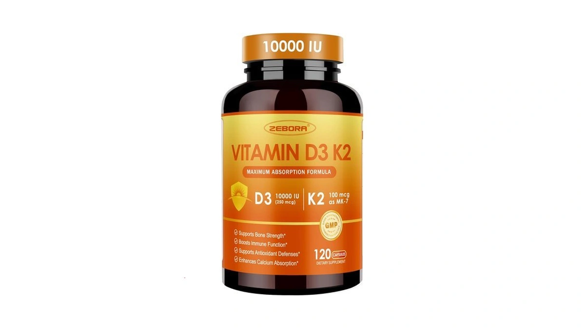 Zebora Vitamin D3 K2 - Maximum Strength 10000iu D3... - Coupon