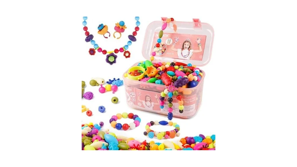 Nexbox Girls Crafts Jewelry Making Kit For Toddlers... - Coupon