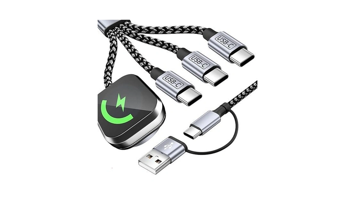 4 In 2 Charging Cable For Phone Watch Charger With... - Coupon