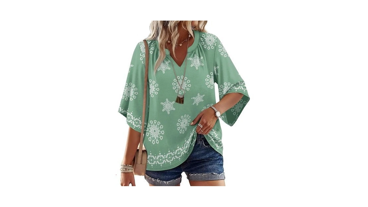 Wiholl Plus Size Spring Clothes For Women Boho... - Coupon