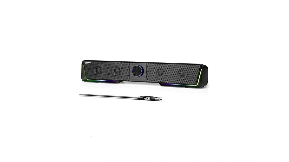 Jeecoo A40 Bluetooth Computer Speakers With Clear... - Coupon