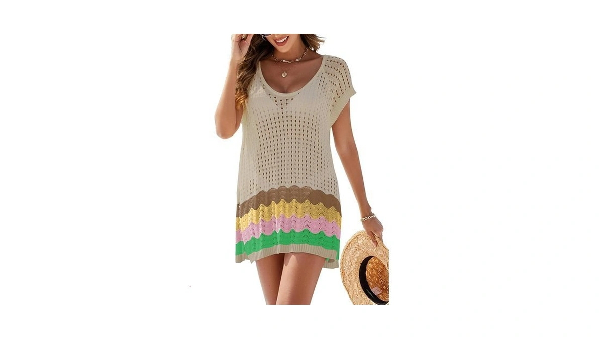 Viaurbe Women S Crochet Cover Ups Swimwear Beach... - Coupon