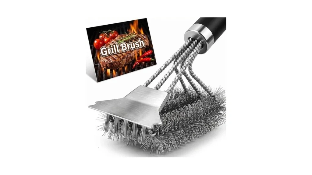 Grill Brush With Detachable Handle Non-slip Bbq... - Coupon