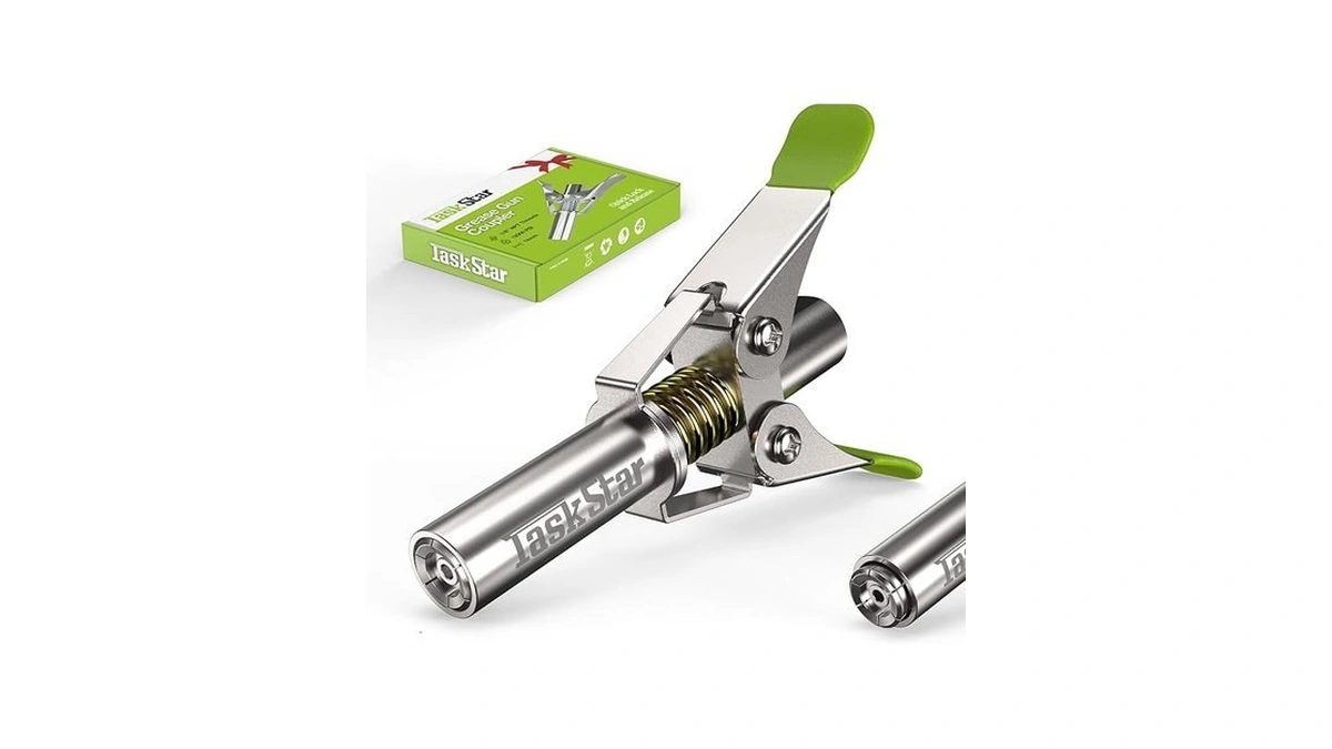 Taskstar 12000 Psi Grease Gun Coupler 2025 Upgrade... - Coupon