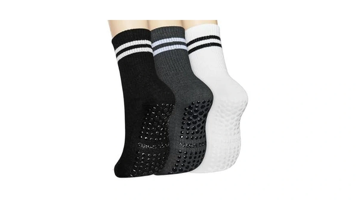 Hotbird Grippy Pilates Socks With Grips For Women... - Coupon