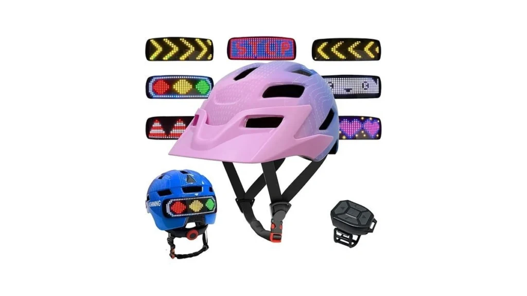 Moyaca Kids Bike Helmet With Led Lights Remote... - Coupon