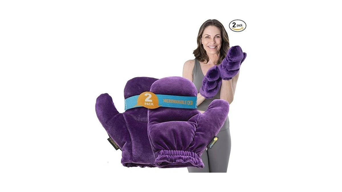 Sunnybay Microwavable Heated Hand Warmer Gloves For... - Coupon