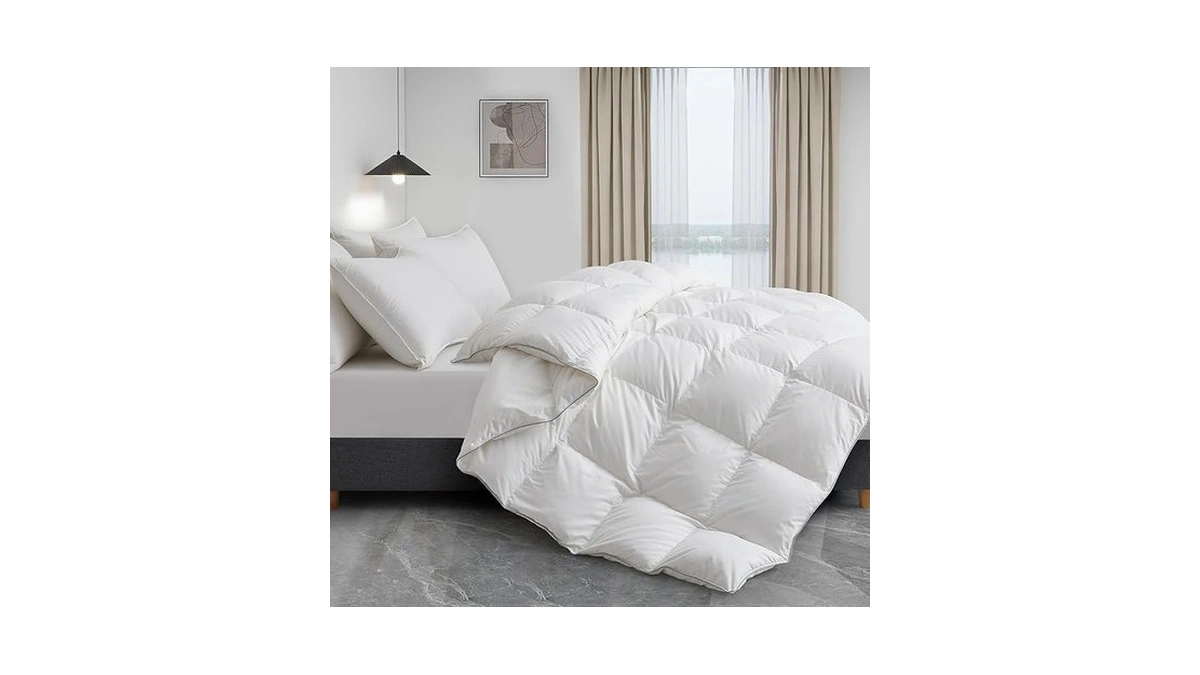 Alpswan Goose Feather Down Fiber Comforter Twin... - Coupon