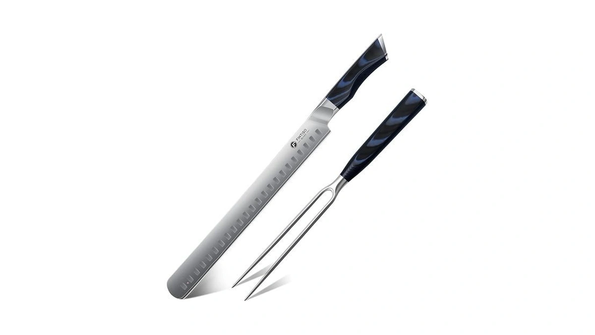 Fintiso Bbq Carving Knife Set Brisket Slicing Knife... - Coupon