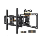 Perlegear Full Motion Tv Wall Mount With Power... - Coupon
