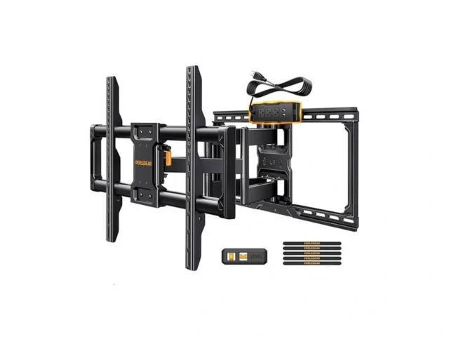 Perlegear Full Motion Tv Wall Mount With Power… – Coupon