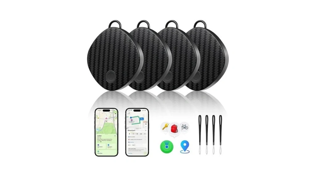 Air Tracker Tags 4 Pack Bluetooth Item Finder... - Coupon