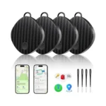 Air Tracker Tags 4 Pack Bluetooth Item Finder... - Coupon