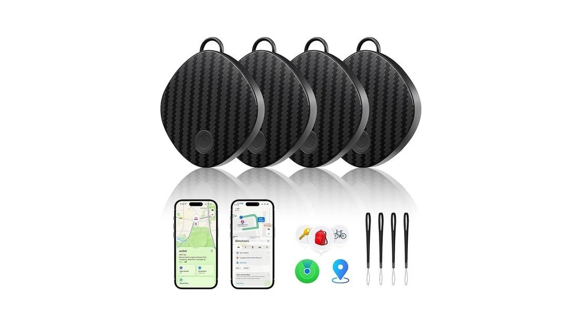 Air Tracker Tags 4 Pack Bluetooth Item Finder... - Coupon